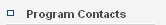 Program Contacts